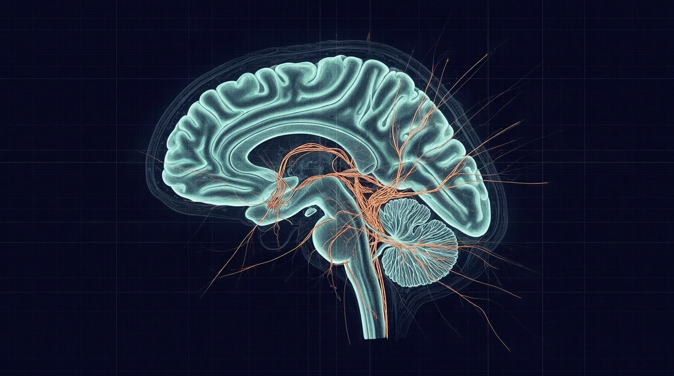 Anatomical illustration of the brain — the executive-mind system trained by Jay Abraham Strategic Mind.